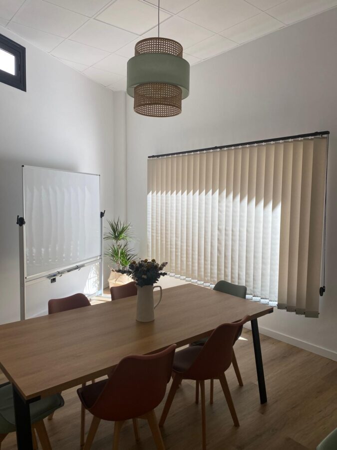 sala reuniones cortinas